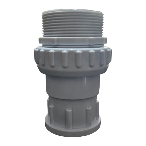 POOL FITTING PVC UNION 50mm 2MALE THREAD AQUAMAX (WHITE)