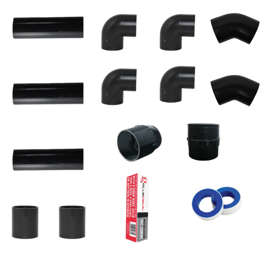 POOL FITTING PVC PUMP INSTALLATION KIT ECONO