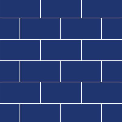 POOL MOSAIC SUBWAY BLUE TILES GLOSS (150x75x6mm)