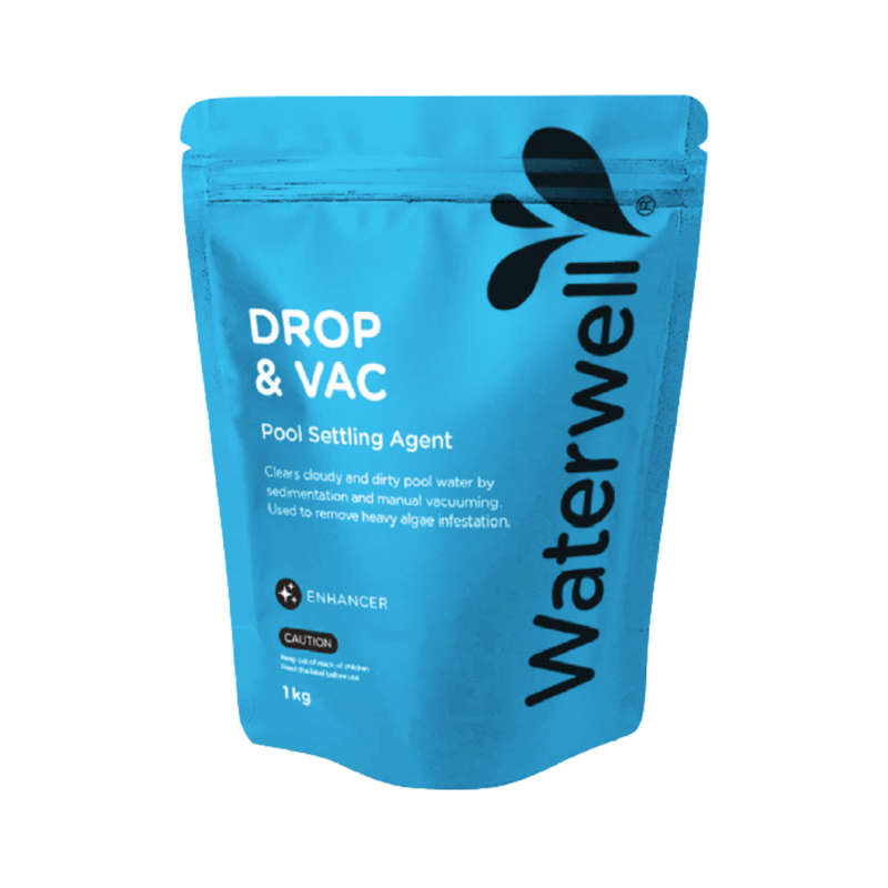 POOL CLARIFIER WATERWELL DROP AND VAC 2KG