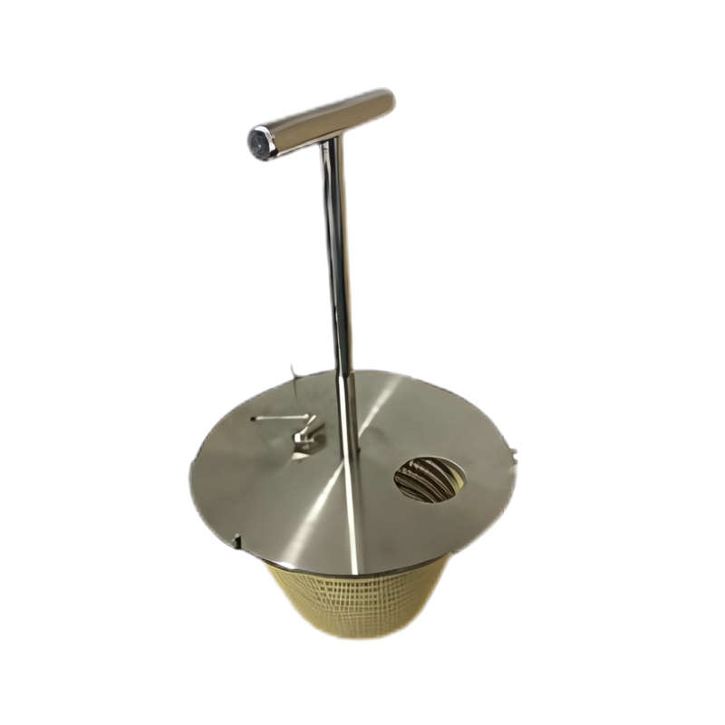POOL WEIR SST VAC LID & HANDLE COMBO (SMALL WEIR)