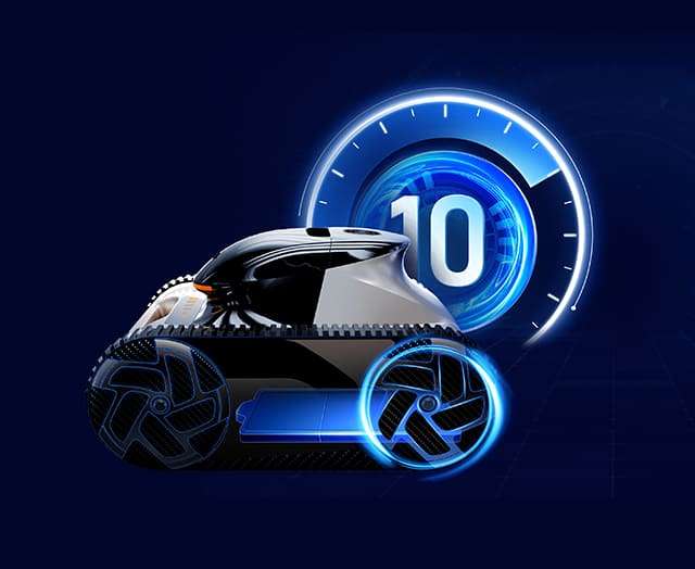 ROBOTIC POOL CLEANER X WARRIOR AI - WIRELESS
