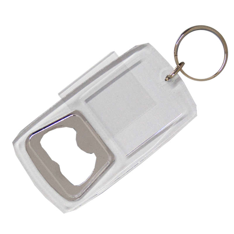 Blank Clip in Bottle Opener Keyring (32mm X 32mm)