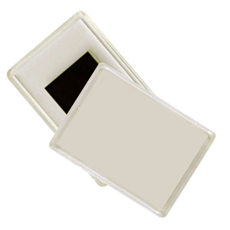 50pcs Blank Clip in Fridge Magnet (49mm X 68mm) Photo frame magnet