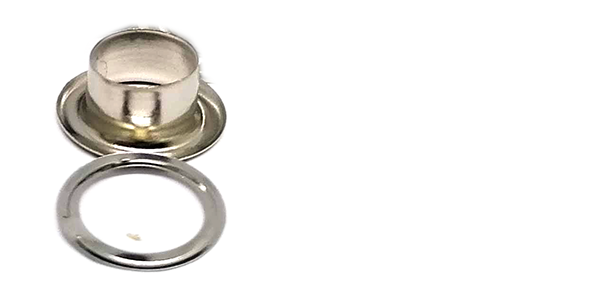 100pcs Eyelet 12mm and washer, Barrel length 7mm