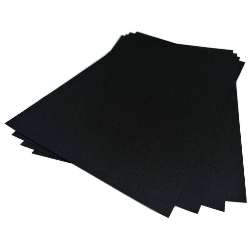 A4 Project board, Bright black, 160gsm, 10 sheets