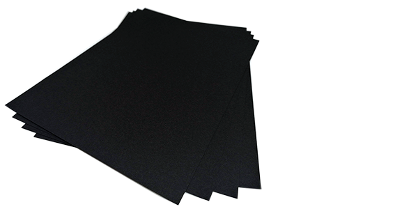 A4 Project board, Bright black, 160gsm, 10 sheets