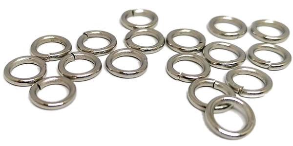 Jump ring 8mm, 50g bag ~200pcs (Small)