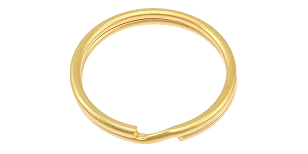 1000pcs Split ring Golden colour (15mm)