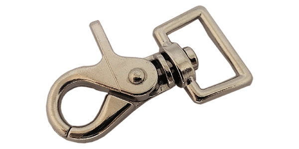 Heavy duty lobster hook with square eye, Large lobster clasp, big Lobster hook, strong lobster clasp