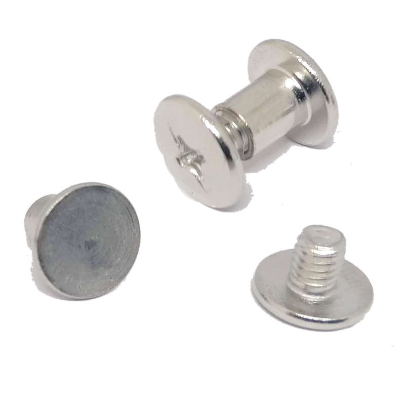 50pcs Interlocking screw, Stainless Steel, 6mm