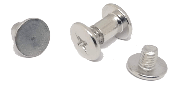 50pcs Interlocking screw, Stainless Steel, 6mm