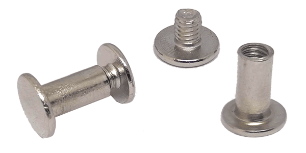 100pcs Interlocking screw, Stainless Steel, 10mm