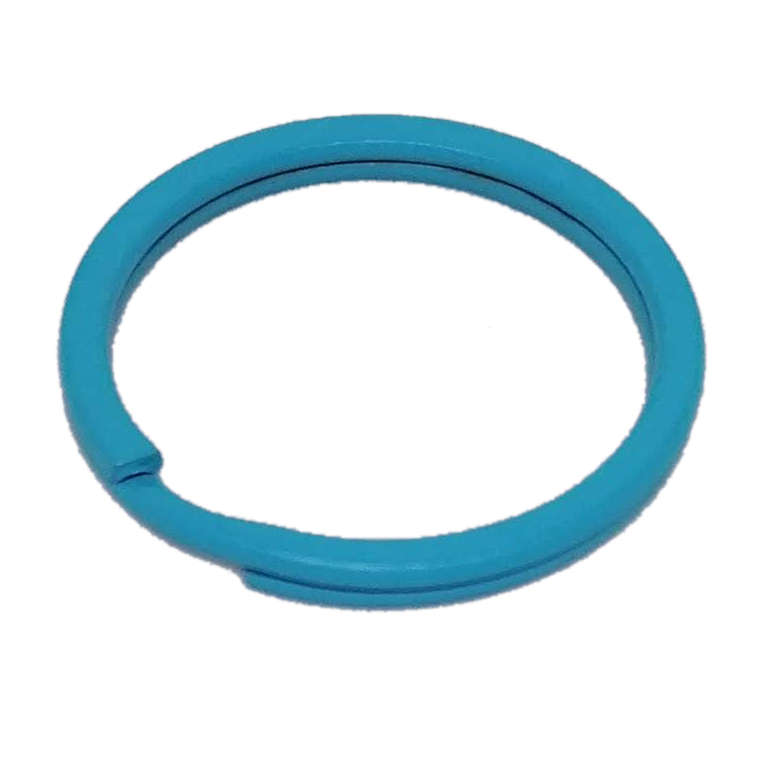 Split ring Flat (30mm) Light Blue