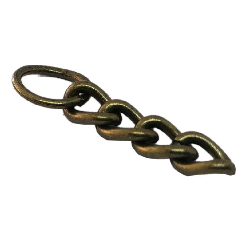100pcs Chain Antique Brass 30mm with one jump ring