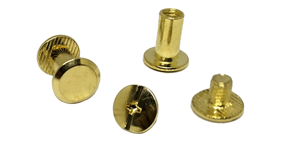 Interlocking screw 8mm, Gold