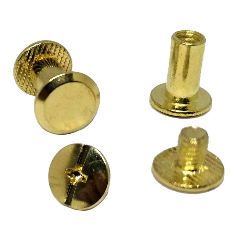 Interlocking screw 8mm, Gold