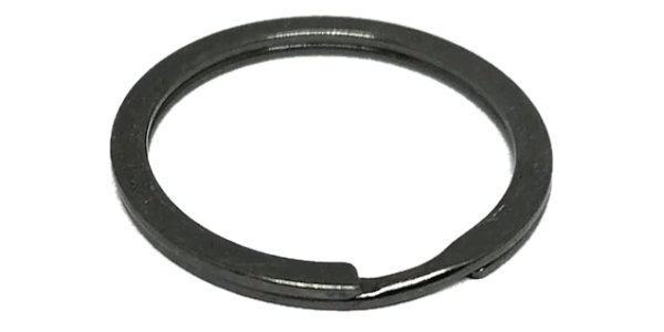 Split ring Flat (30mm) Gun-Metal Black colour