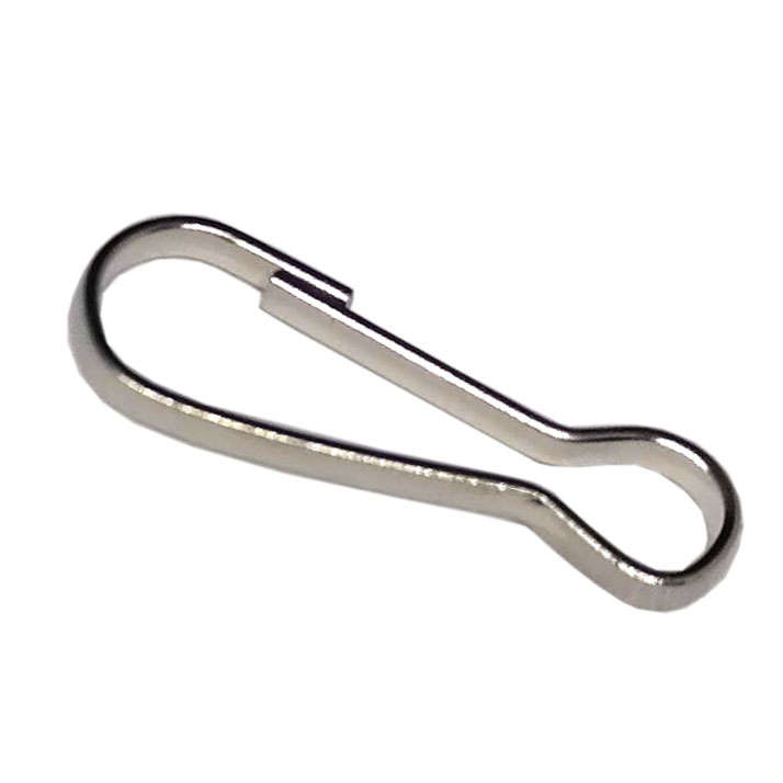 Silver spring hook / Lanyard Clip (30mm)