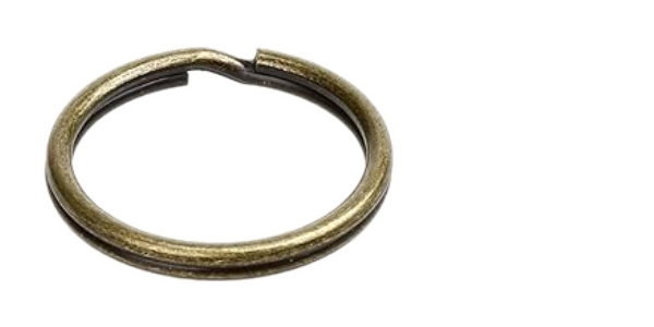 Split ring Antique Brass (25mm)
