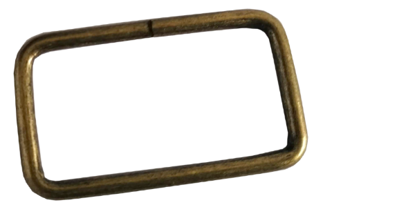 Rectangular loop (38mm) Antique Brass