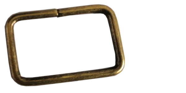 Rectangular loop (32mm) Antique Brass