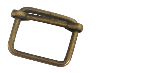Tri-Glide metal, 20mm Slider, Antique Brass