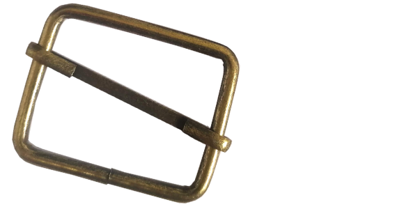 50pcs Tri-Glide metal, 32mm Movable Slider, Antique Brass