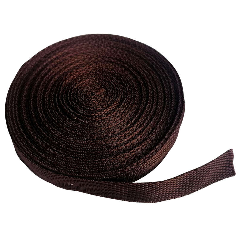 10m Webbing 20mm Brown