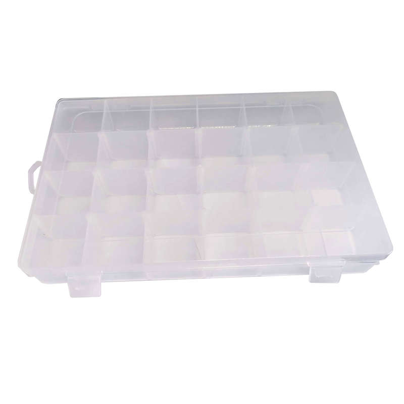 Box, Plastic with 24 compartments