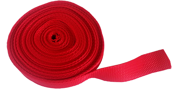 100m Webbing 25mm Red