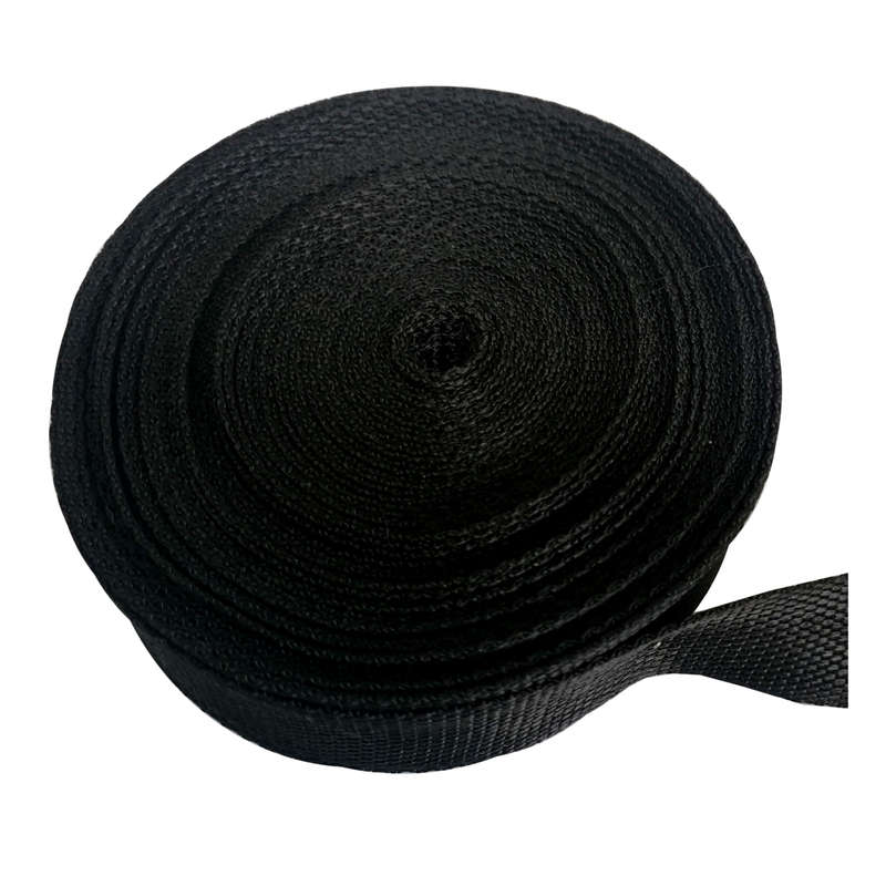 50m Webbing 30mm Black