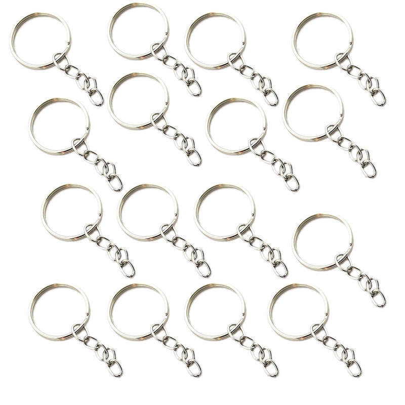 100pcs Budget Chain with 28mm Split Ring