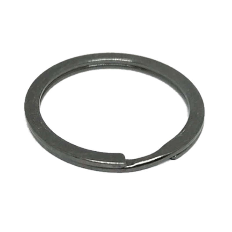 50pcs Split ring Flat (25mm) Metal Black