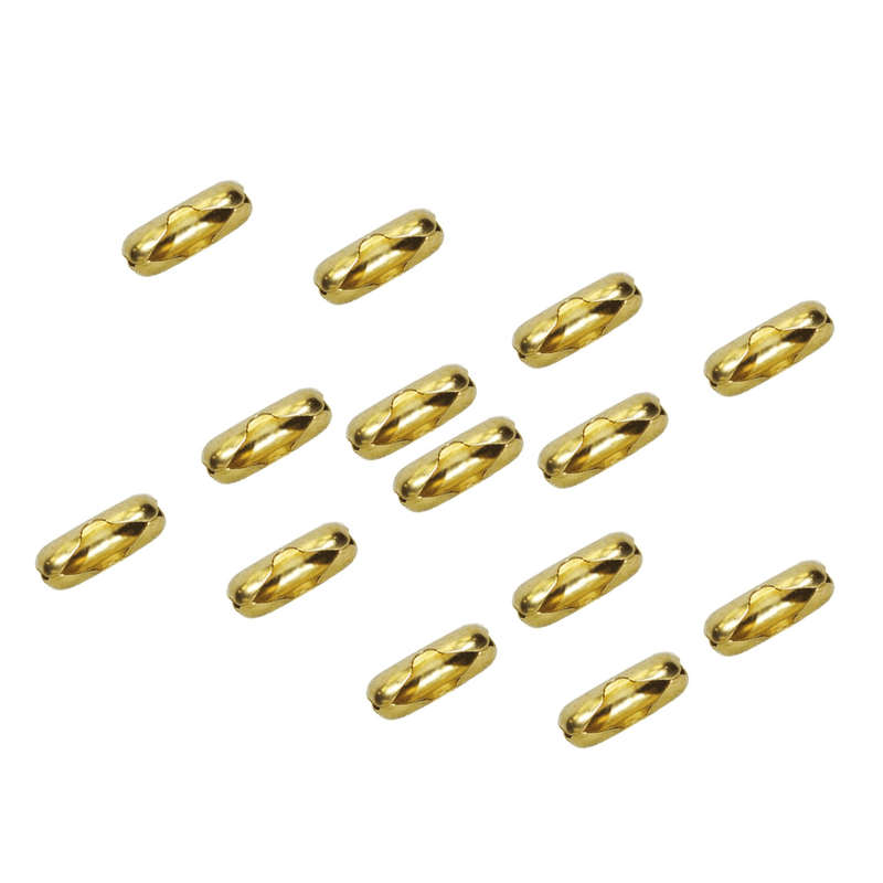 Ball chain, Gold, Connector for 3mm ball chain BC3-G