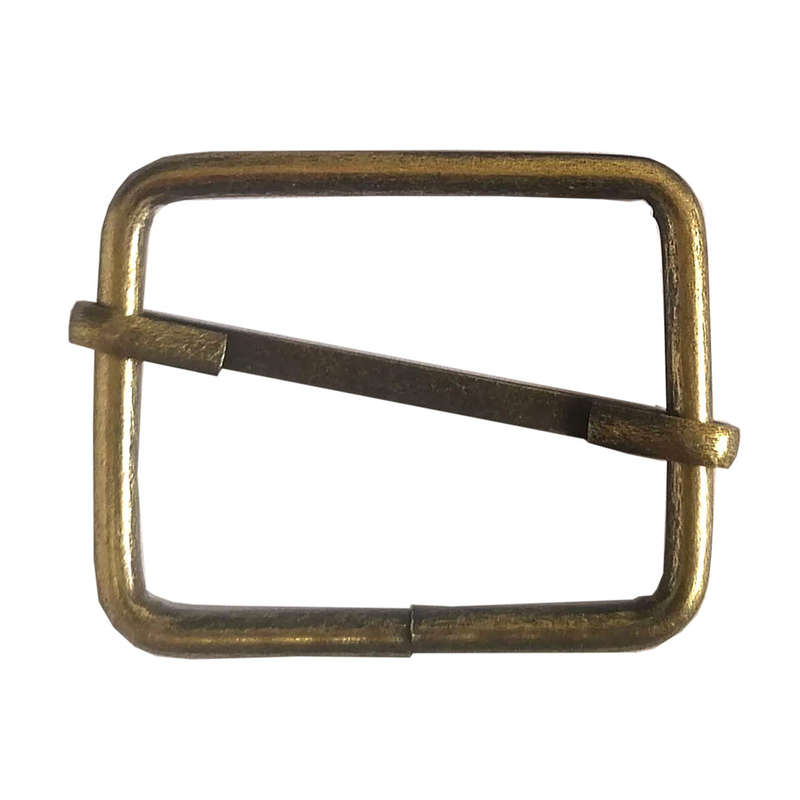 50pcs Tri-Glide metal, 32mm Movable Slider, Antique Brass