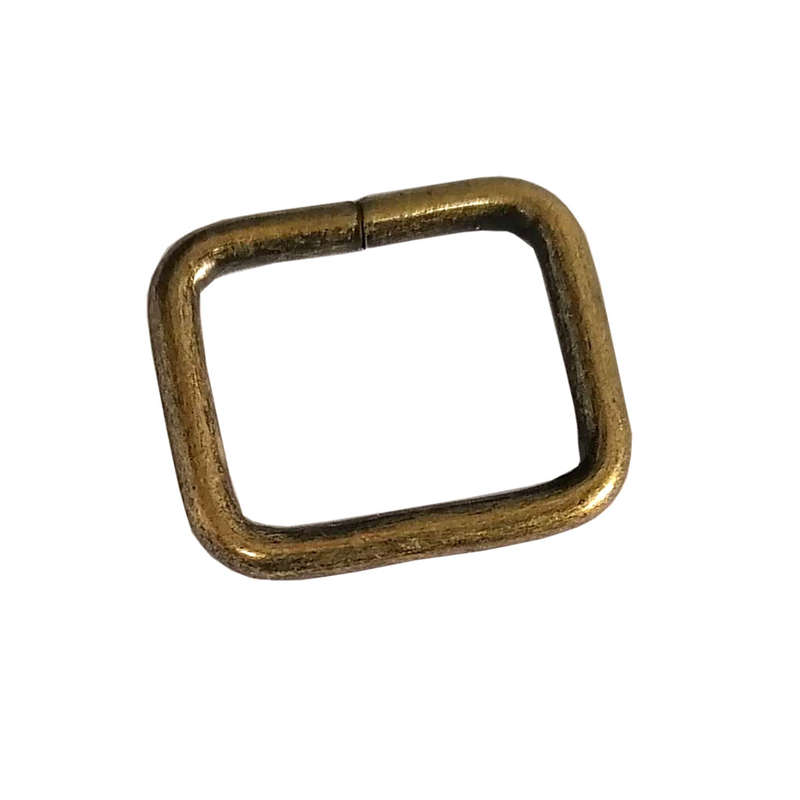 10pcs Rectangular loop (20mm) Antique Brass