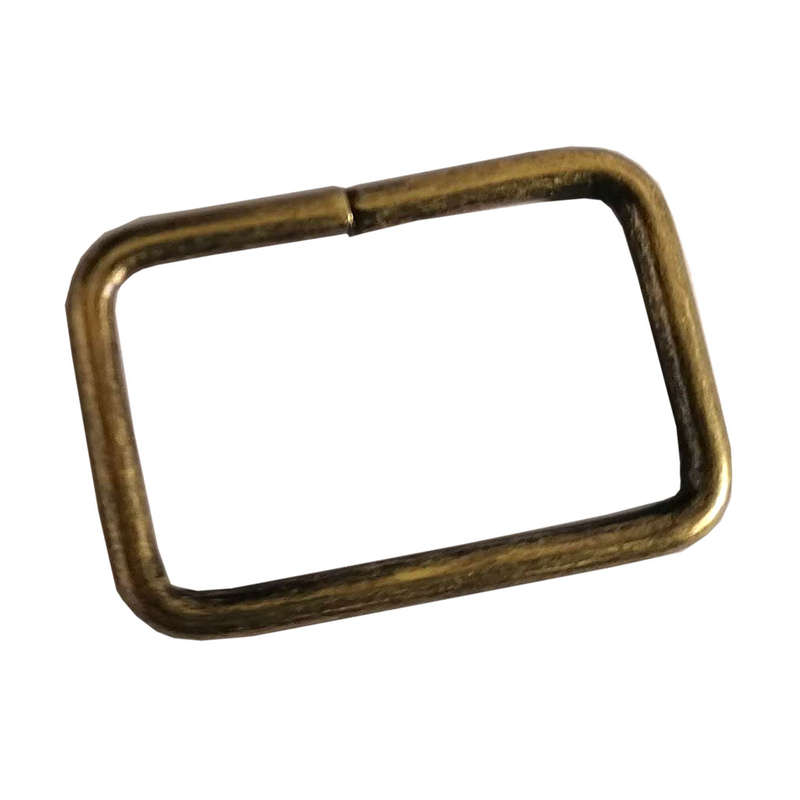 Rectangular loop (32mm) Antique Brass
