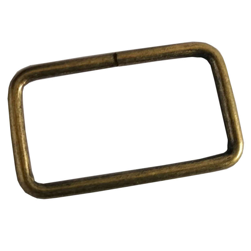 Rectangular loop (38mm) Antique Brass