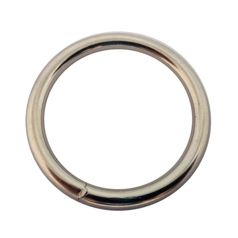 O Ring (40mm x 4mm) WELDED Silver colour
