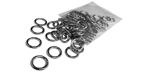Jump ring 12mm Thick, 50g bag, ~60pcs