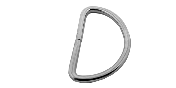 50pcs D ring (15mm)