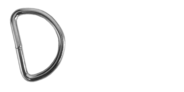 10pcs D-Ring (25mm, 3mm Thickness)
