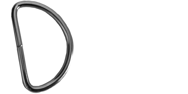 10pcs D-Ring (38mm, 3mm Thickness)