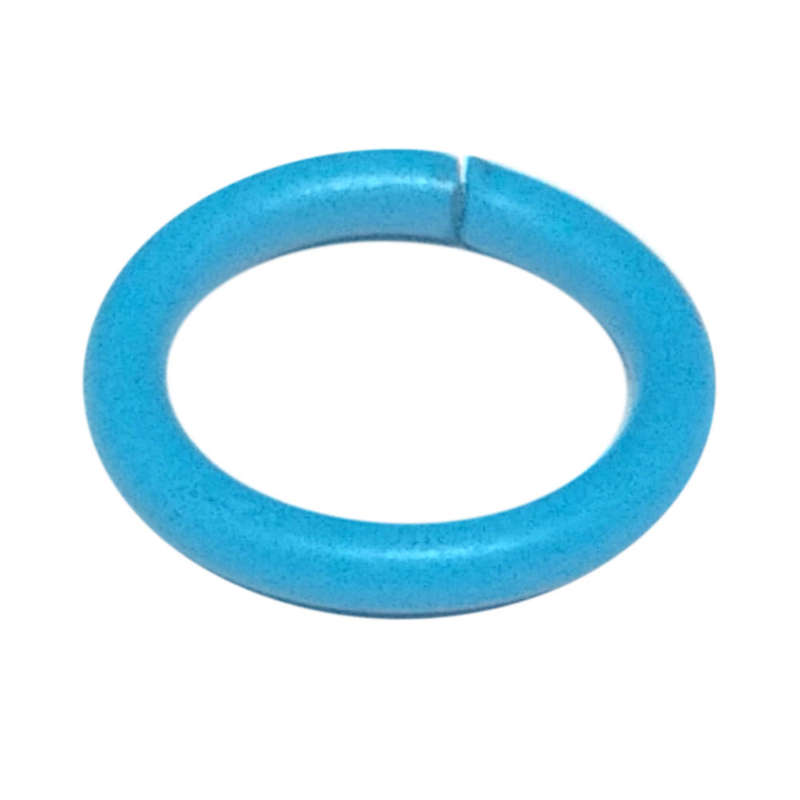 100pcs Jump ring 10mm, Light Blue