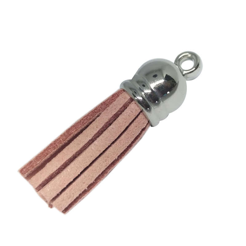 6pcs Tassel Wood Rose with Silver cap