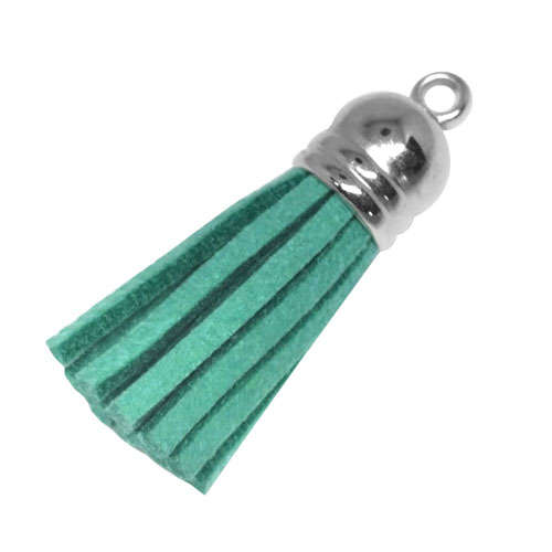 Tassel Sea-Green with Silver cap