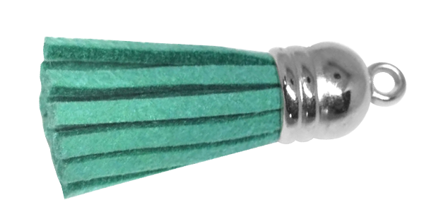 Tassel Sea-Green with Silver cap