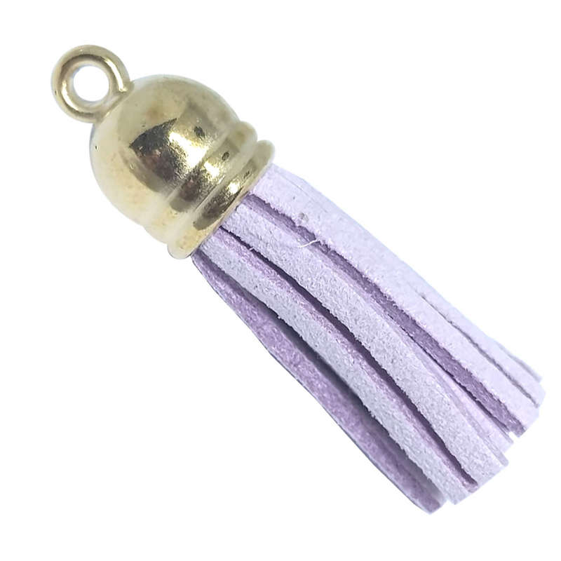10pcs Tassel Lilac with Golden cap