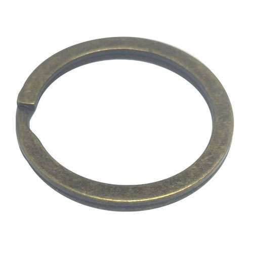 50pcs Split ring Flat (25mm) Antique Brass
